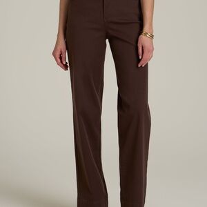 American Tall Stretch Twill Wide Leg Pant for Tall Women in Espresso Size 1616 /